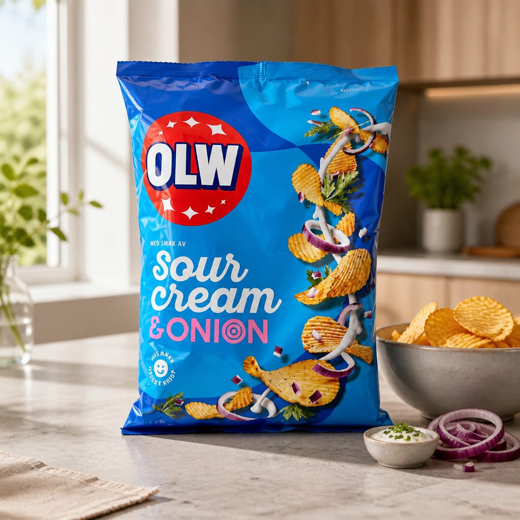 OLW chips - Sour Cream & Onion