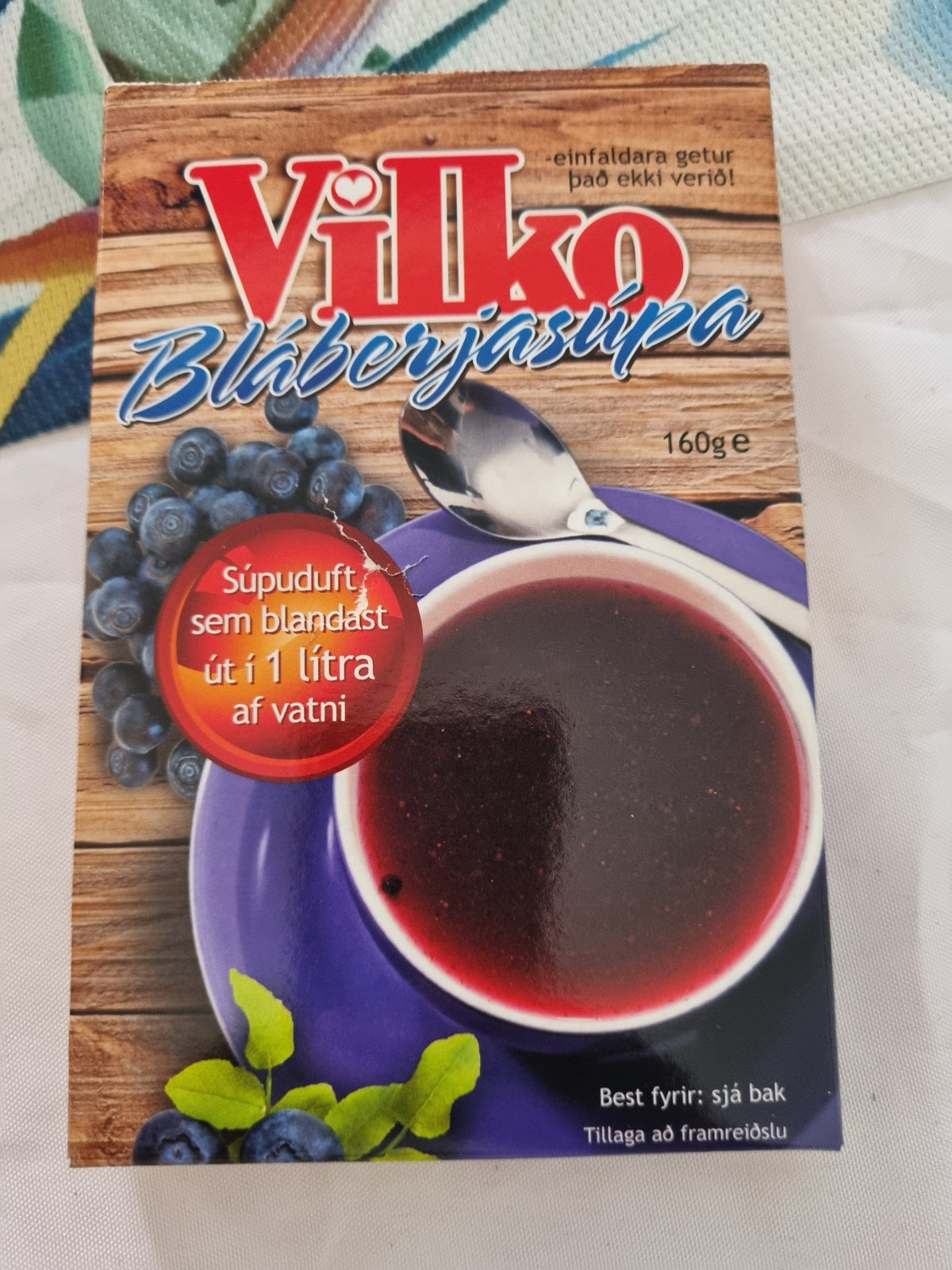Vilko blueberry soup