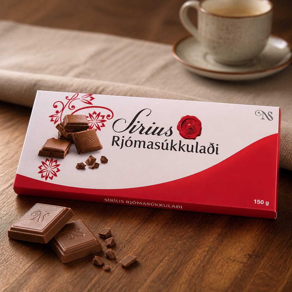 Sirius Rjomasukkulaði